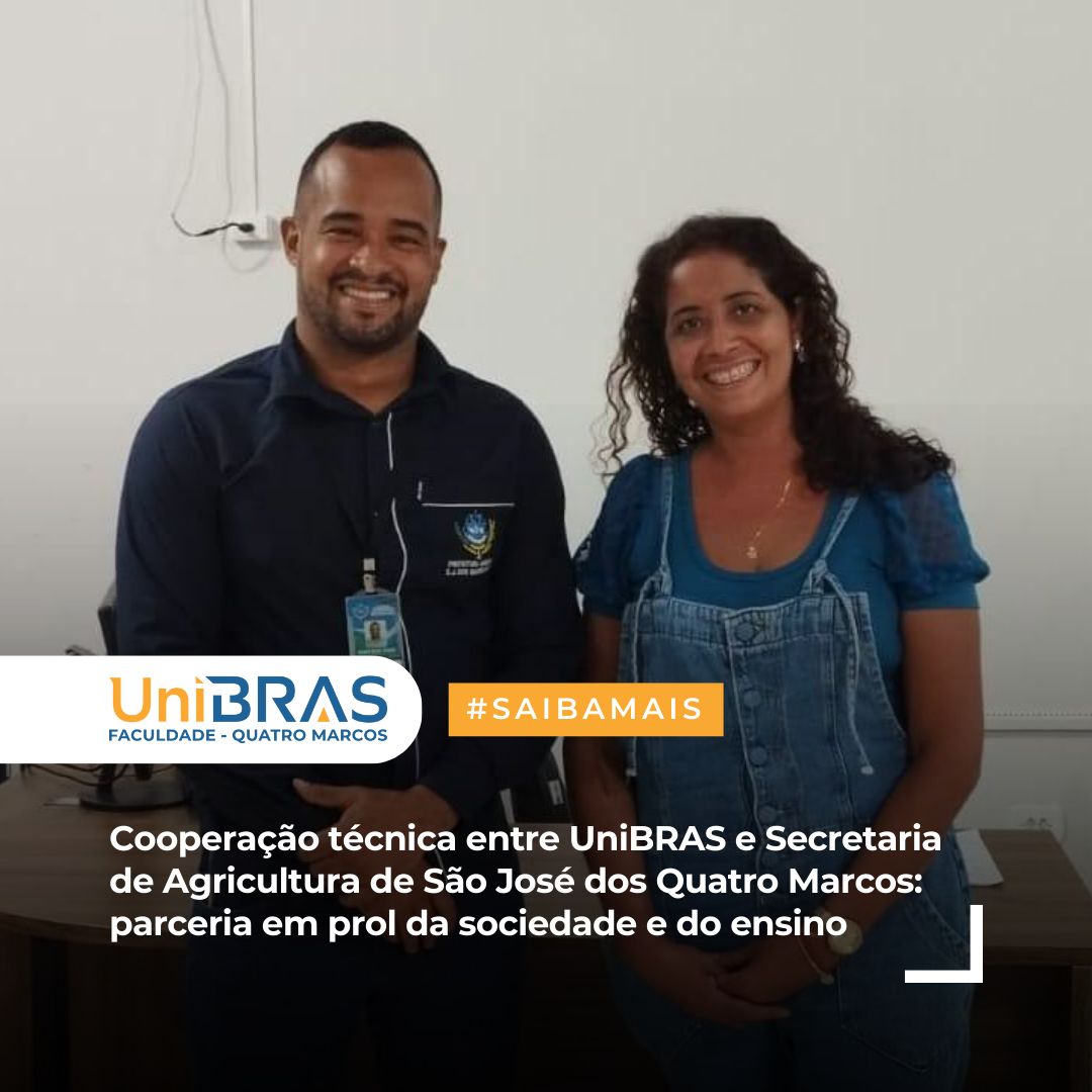 Cooperação técnica entre UniBRAS e Secretaria de Agricultura de São José dos Quatro Marcos parceria em prol da sociedade e do ensino
